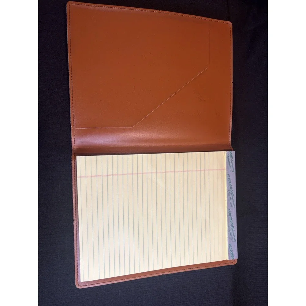 Vintage Wilson NFL Super Bowl composite leather padfolio